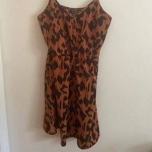 Animal print dress